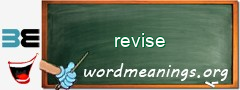 WordMeaning blackboard for revise